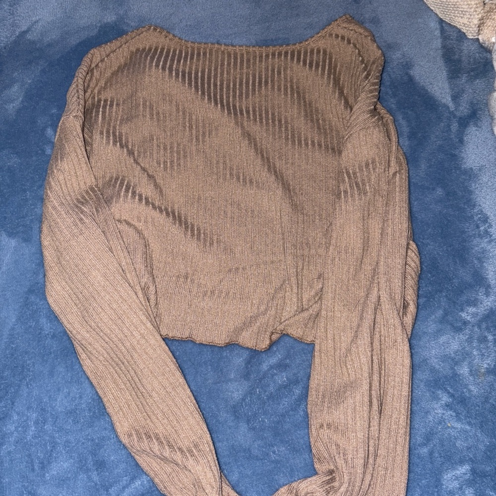 SHEIN V-Neck Ribbed Sweater - Picture 2 of 3